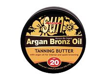Opalovací přípravek na tělo Vivaco Sun Argan Bronz Oil Tanning Butter SPF20 200 ml