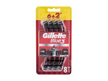 Holicí strojek Gillette Blue3 Red 8 ks