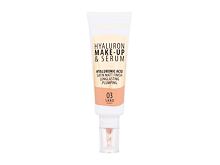 Make-up Dermacol Hyaluron Make-Up & Serum 25 g 03 Sand