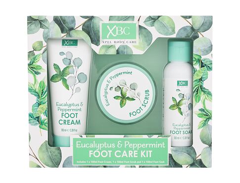 Krém na nohy Xpel Eucalyptus & Peppermint Foot Care Kit 100 ml Kazeta