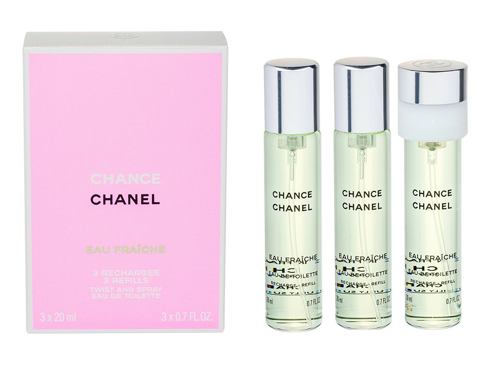 Toaletní voda Chanel Chance Eau Fraîche Náplň 3x20 ml