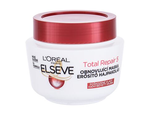 Maska na vlasy L'Oréal Paris Elseve Total Repair 5 Mask 300 ml poškozený obal
