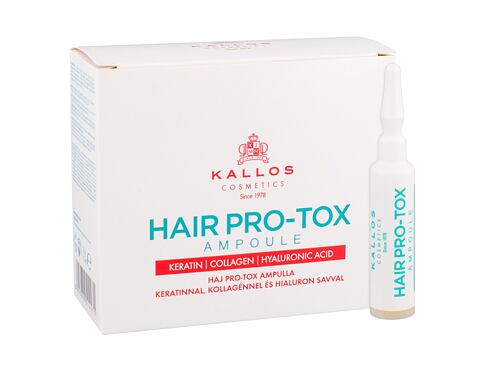 Sérum na vlasy Kallos Cosmetics Hair Pro-Tox Ampoule 10x10 ml poškozená krabička