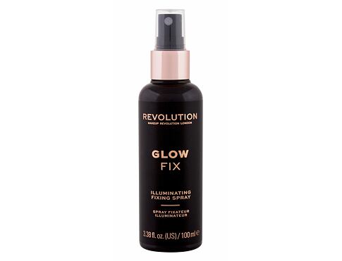 Fixátor make-upu Makeup Revolution London Glow Fix Illuminating Fixing Spray 100 ml