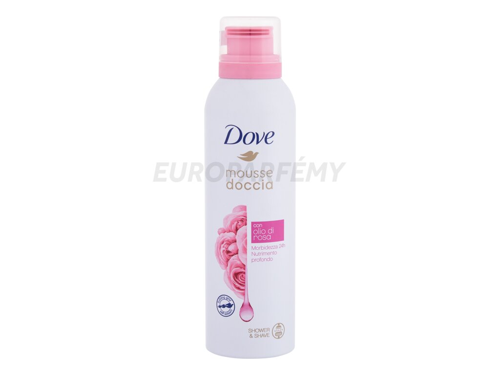 Dove Shower Mousse Rose Oil sprchová pěna EUROPARFEMY.cz
