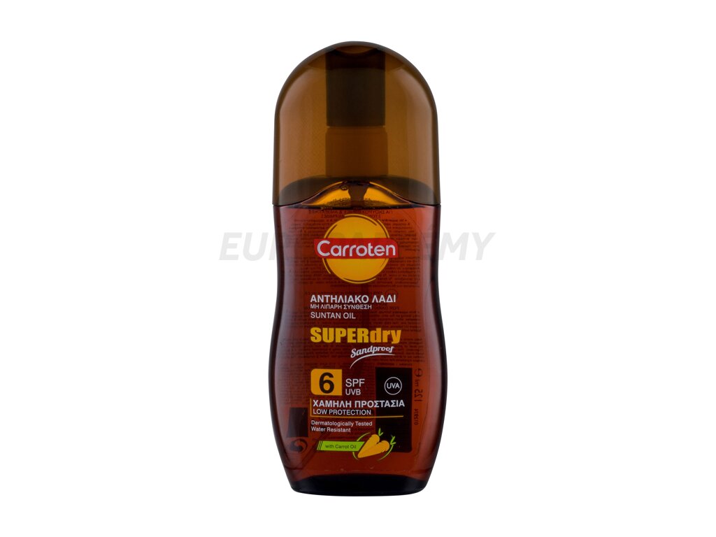 Carroten Superdry Suntan Oil opalovací přípravek na tělo EUROPARFEMY.cz