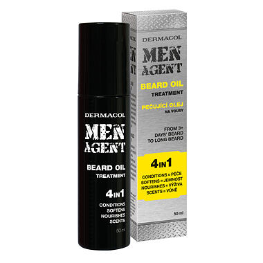 Péče o vousy s Dermacol Men Agent Beard Oil