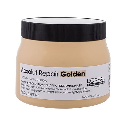 L'Oréal Professionnel Absolut Repair Golden Professional Mask maska pro regeneraci poškozených vlasů 500 ml pro ženy