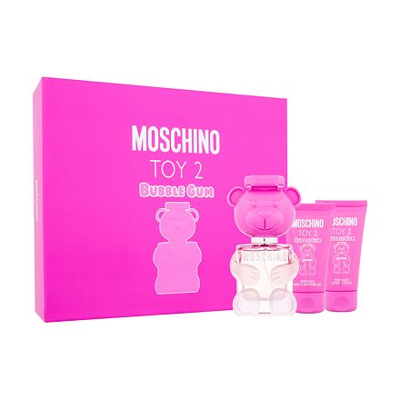 Moschino Toy 2 Bubble Gum : EDT 50 ml + tělové mléko 50 ml + sprchový gel 50 ml pro ženy