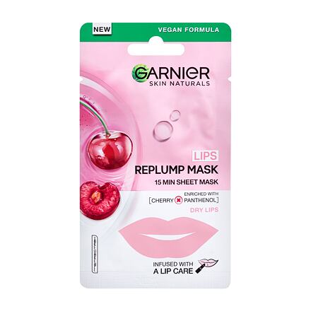 Garnier Skin Naturals Lips Replump Mask maska pro vyplněné a hydratované rty 5 g pro ženy