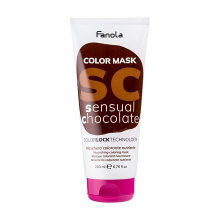 Fanola Color Mask vyživující a barvicí maska na vlasy 200 ml odstín Sensual Chocolate pro ženy