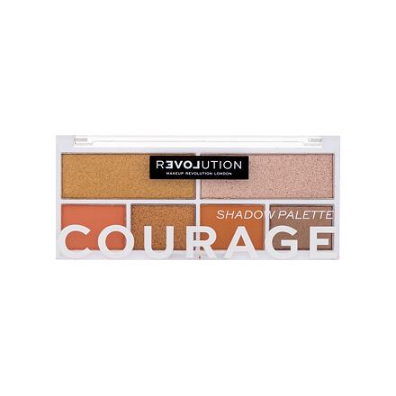 Revolution Relove Colour Play Shadow Palette paletka očních stínů 5.2 g odstín courage
