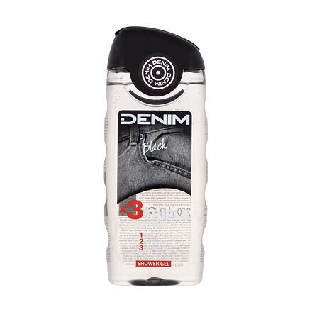 Denim Black Triple Detox detoxikační sprchový gel 250 ml pro muže