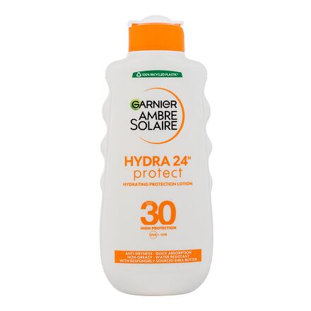 Garnier Ambre Solaire Hydra 24H Protect SPF30 voděodolné opalovací mléko s hydratačním účinkem 200 ml