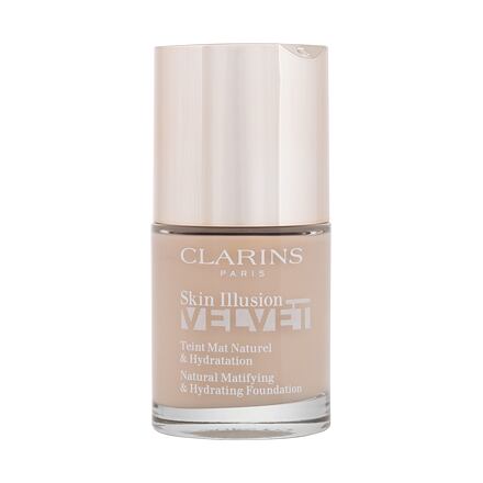 Clarins Skin Illusion Velvet matující a hydratační tekutý make-up 30 ml odstín 103N