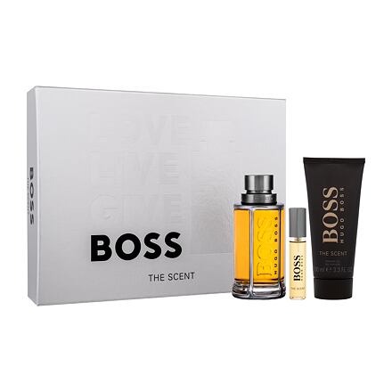 HUGO BOSS Boss The Scent 2015 : EDT 100 ml + EDT 10 ml + sprchový gel 100 ml pro muže