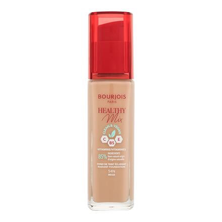 BOURJOIS Paris Healthy Mix Clean & Vegan Radiant Foundation hydratační a rozjasňující make-up 30 ml 54N Beige