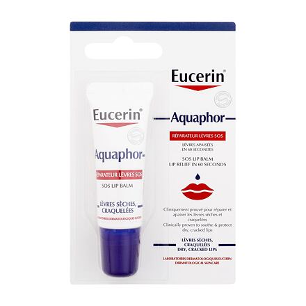 Eucerin Aquaphor SOS Lip Balm obnovující a zklidňující balzám na rty 10 ml