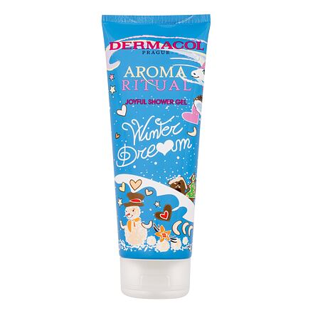 Dermacol Aroma Ritual Winter Dream sprchový gel s vůní vanilky a kokosu 250 ml pro děti