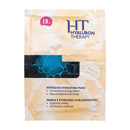 Dermacol 3D Hyaluron Therapy intenzivní hydratační a remodelační maska 16 ml pro ženy