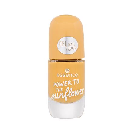 Essence Gel Nail Colour rychleschnoucí lak na nehty s lesklým efektem 8 ml odstín 53 Power To The Sunflower