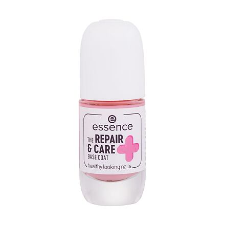 Essence The Repair & Care Base Coat regenerační podkladový lak na nehty 8 ml odstín růžová