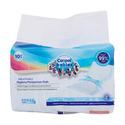 Canpol babies Air Comfort Superabsorbent Postpartum Hygiene Pads vysoce absorpční vložky po porodu 10 ks