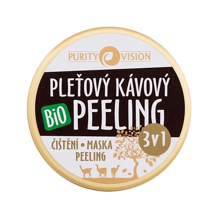 Purity Vision Coffee Bio Skin Peeling 3in1 obnovující a čisticí pleťový peeling 70 ml unisex