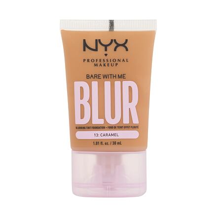 NYX Professional Makeup Bare With Me Blur Tint Foundation zmatňující make-up se středním krytím 30 ml odstín 13 Caramel