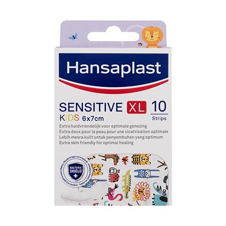 Hansaplast Sensitive Kids XL Plaster náplasti 6 x 7 cm 10 ks