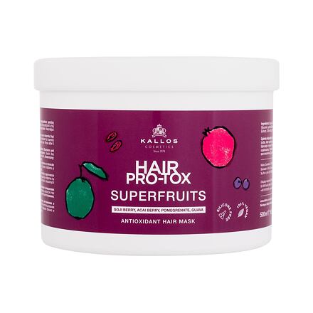 Kallos Cosmetics Hair Pro-Tox Superfruits Antioxidant Hair Mask posilující maska na vlasy 500 ml pro ženy