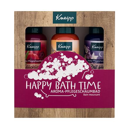 Kneipp Happy Bath Time : pěna do koupele Dream Time 100 ml + pěna do koupele Good Mood 100 ml + pěna do koupele Happy Time-Out 100 ml unisex