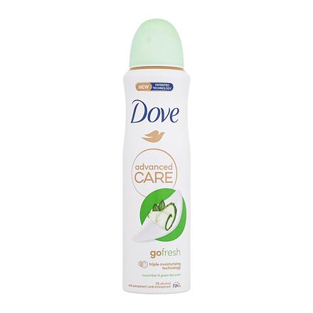 Dove Advanced Care Go Fresh Cucumber & Green Tea 72h antiperspirant s osvěžující vůní okurky a zeleného čaje 150 ml pro ženy