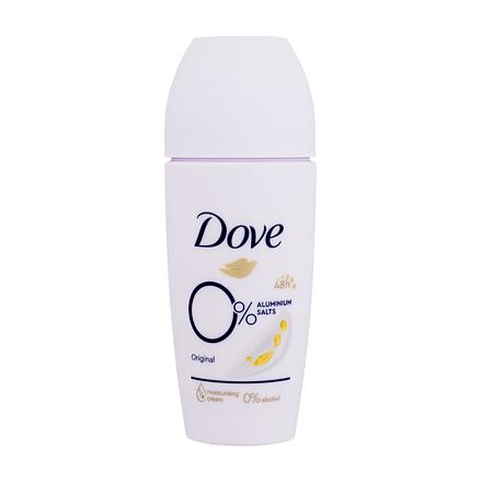 Dove 0% ALU Original 48h deodorant pro eliminaci bakterií vznikajících při pocení 50 ml pro ženy