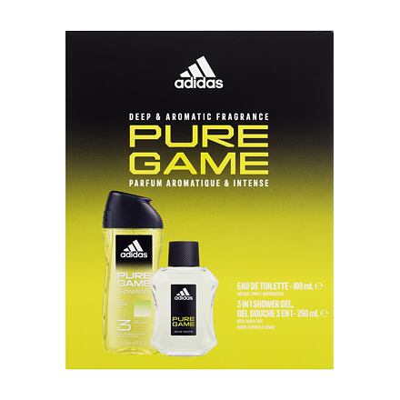 Adidas Pure Game : EDT 100 ml + sprchový gel 250 ml pro muže