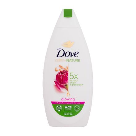 Dove Care By Nature Glowing Shower Gel vyživující a hydratační sprchový gel pro rozjasnění pokožky 400 ml pro ženy