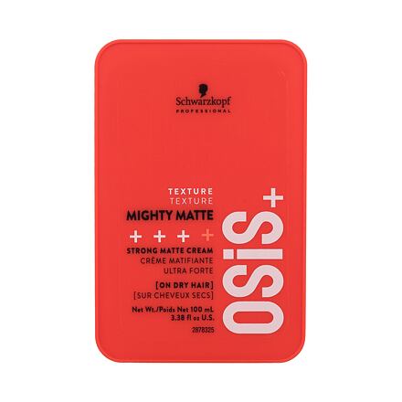 Schwarzkopf Professional Osis+ Mighty Matte Strong Matte Cream fixační a matující krém na vlasy 100 ml pro ženy