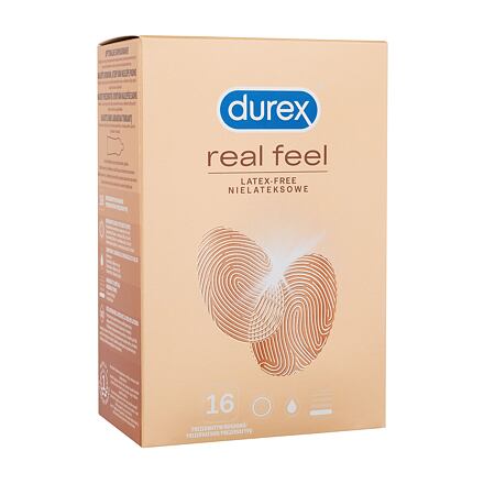 Durex Real Feel bezlatexový kondom se silikonovým lubrikačním gelem 16 ks