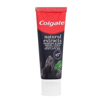 Colgate Natural Extracts Charcoal & Mint bělicí zubní pasta s přírodním uhlím z bambusu a minerály 75 ml
