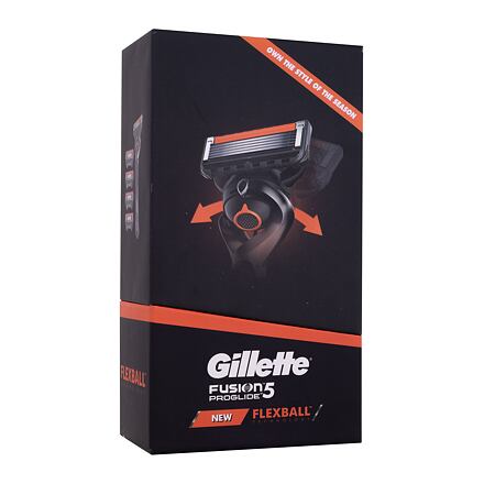 Gillette Fusion Proglide Flexball : holicí strojek s jednou hlavicí 1 ks + náhradní hlavice 4 ks pro muže