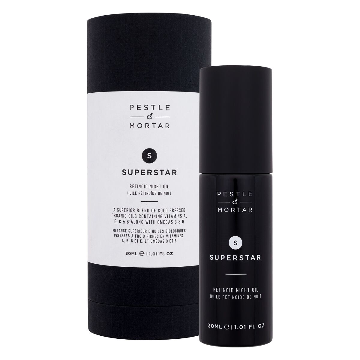 Pestle & Mortar Superstar Retinoid Night Oil noční pleťový olej proti vráskám 30 ml 30 ml pre ženy