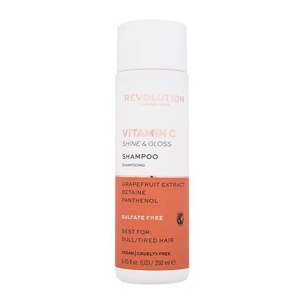 Revolution Haircare London Vitamin C Shine & Gloss Shampoo šampon pro lesk vlasů 250 ml pro ženy