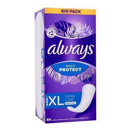 Always Daily Protect Extra Long Odour Lock intimky s jemnou vůní 44 ks pro ženy