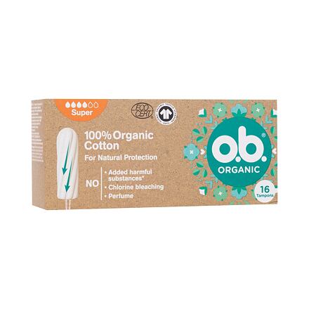 o.b. Organic Super tampony ze 100% organické bavlny 16 ks