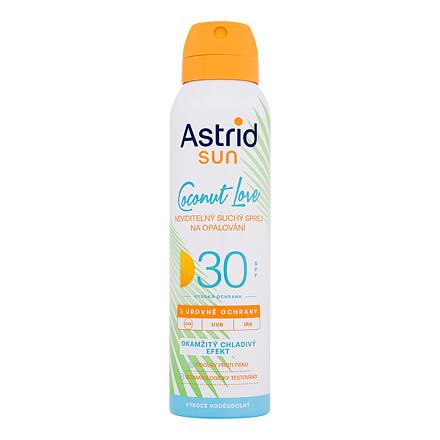 Astrid Sun Coconut Love Dry Mist Spray SPF30 voděodolný a neviditelný suchý sprej na opalování 150 ml