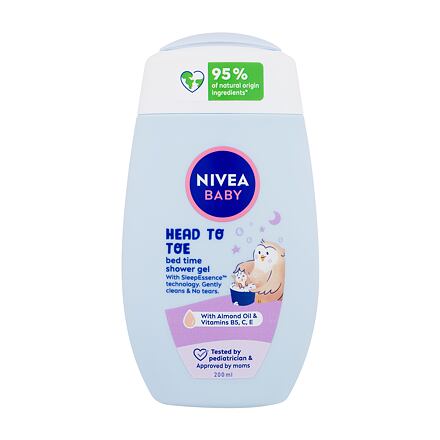 Nivea Baby Head To Toe Bed Time Shower Gel sprchový gel na dobrou noc 200 ml pro děti