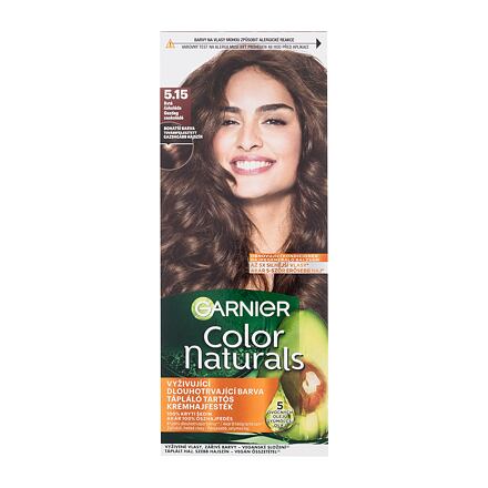 Garnier Color Naturals permanentní barva na vlasy s vyživujícími oleji 40 ml odstín 5.15 Rich Chocolate pro ženy
