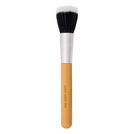 The Body Shop Duo Fibres Foundation Brush ultra měkký štětec na tekutý make-up hnědá