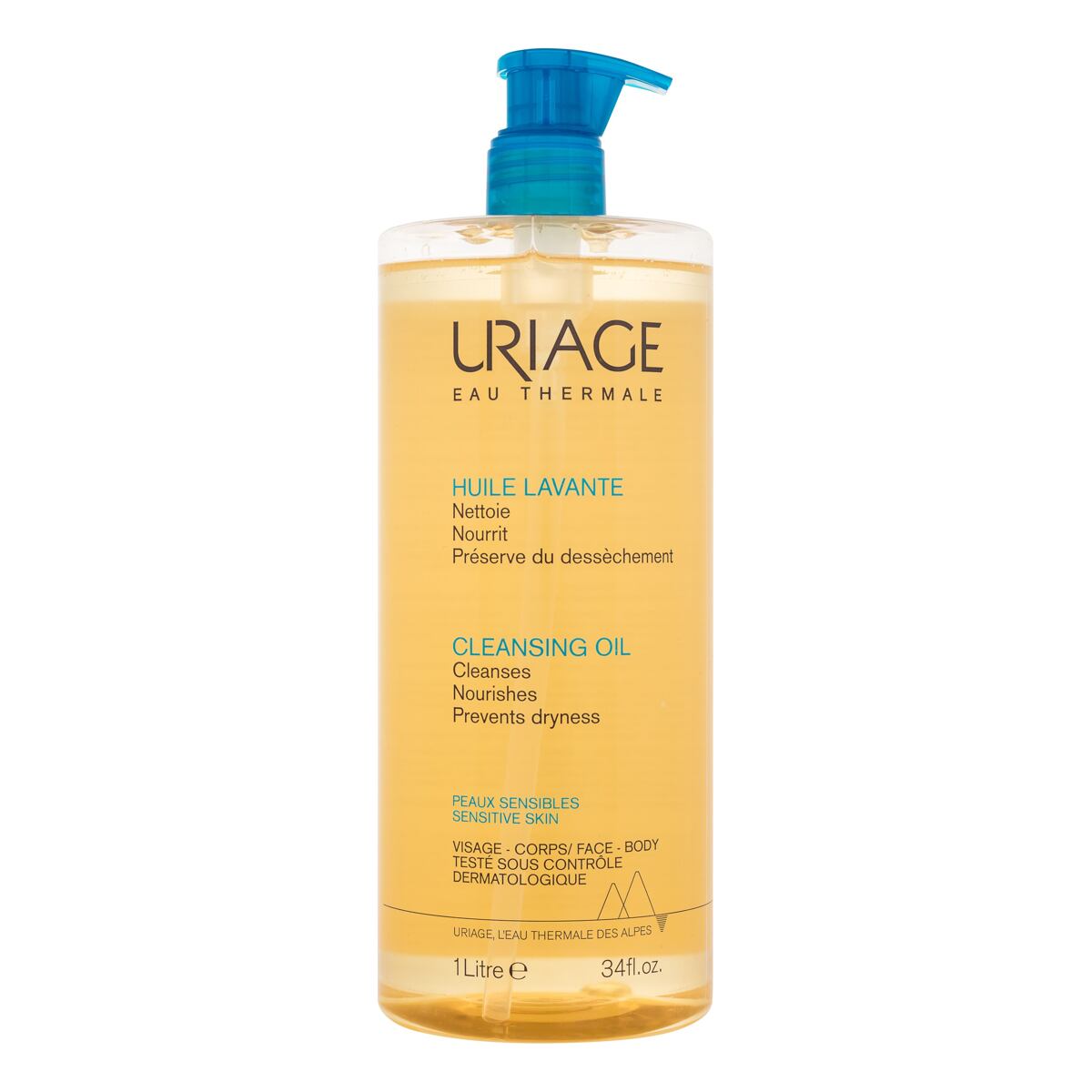 Uriage Cleansing Oil mycí a sprchový olej na obličej a tělo 1000 ml 1000 ml pre ženy