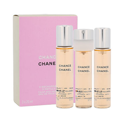 Chanel Chance 3x20 ml toaletní voda náplň pro ženy